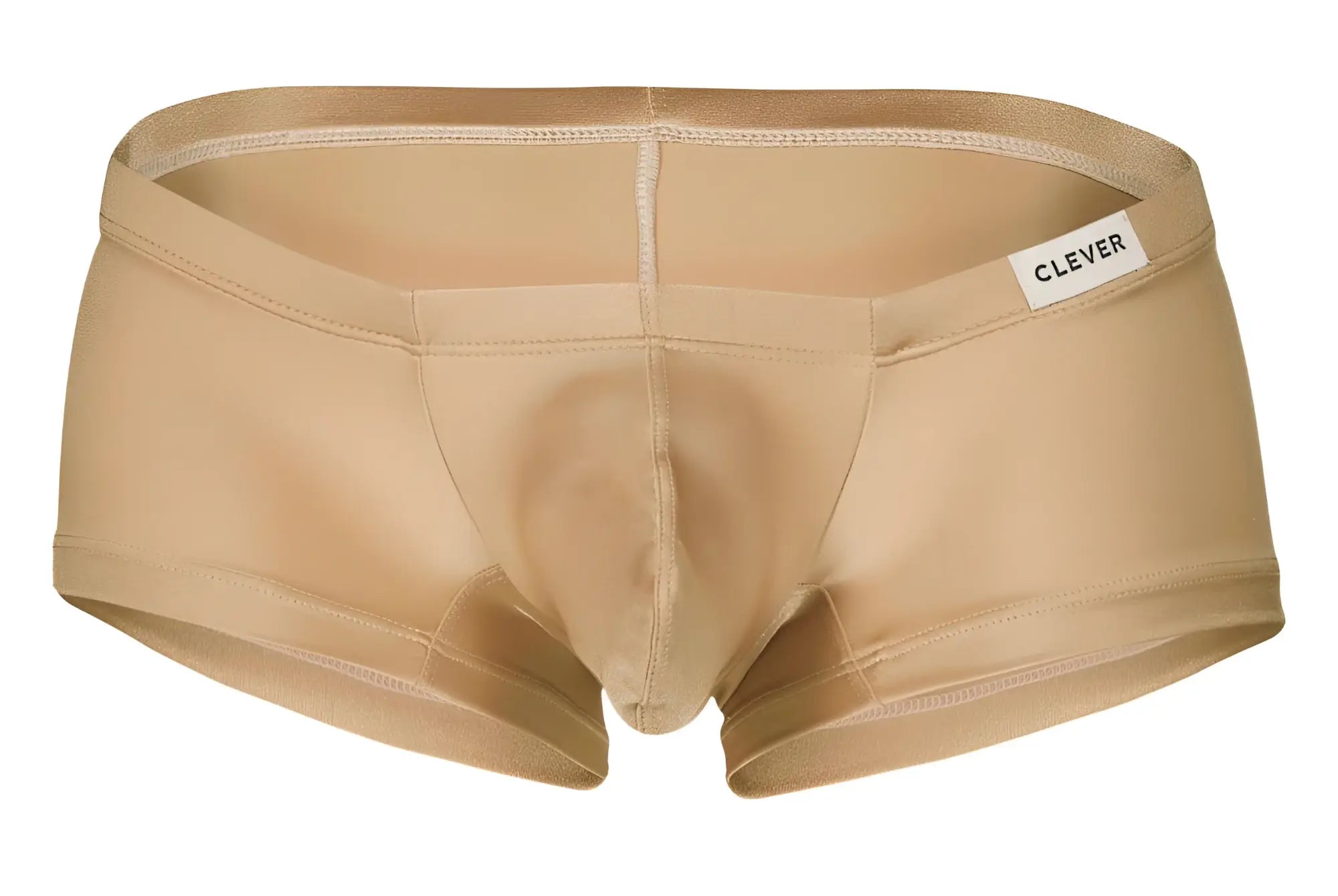 Beige clever 229941 men’s briefs with smooth form-fitting fabric and subtle stitching in blue ochre gold colors