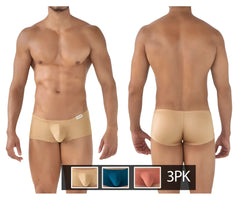 Beige clever 229941 men’s briefs with smooth form-fitting design and subtle brand tag at the waistband