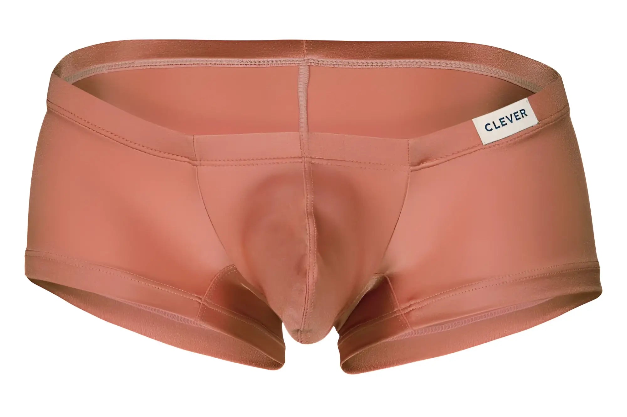 Clever 229941 men’s peach-colored briefs with smooth form-fitting fabric and reinforced stitching in australian latin trunks pack