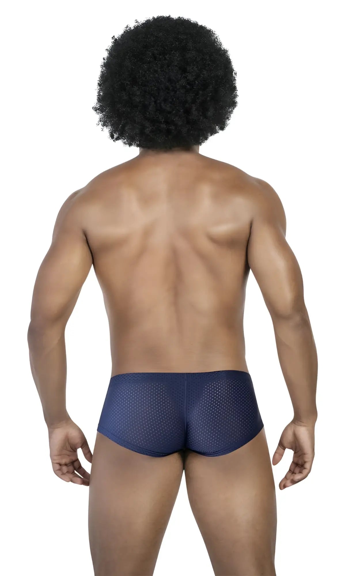 Navy blue mesh briefs from clever 229947 3pk australian latin trunks featuring breathable fabric and sleek design