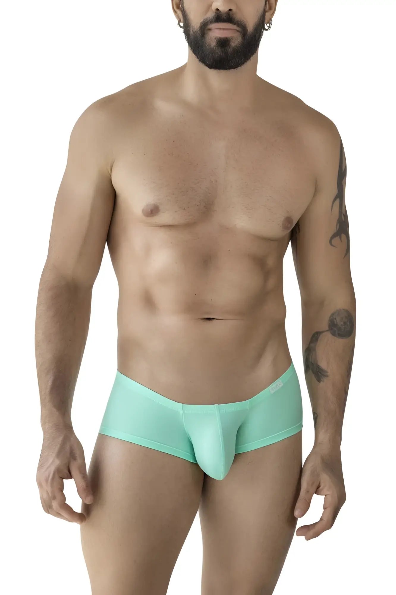 Mint green seamless briefs from clever 229956 12pk australian latin trunks with a smooth form fitting design