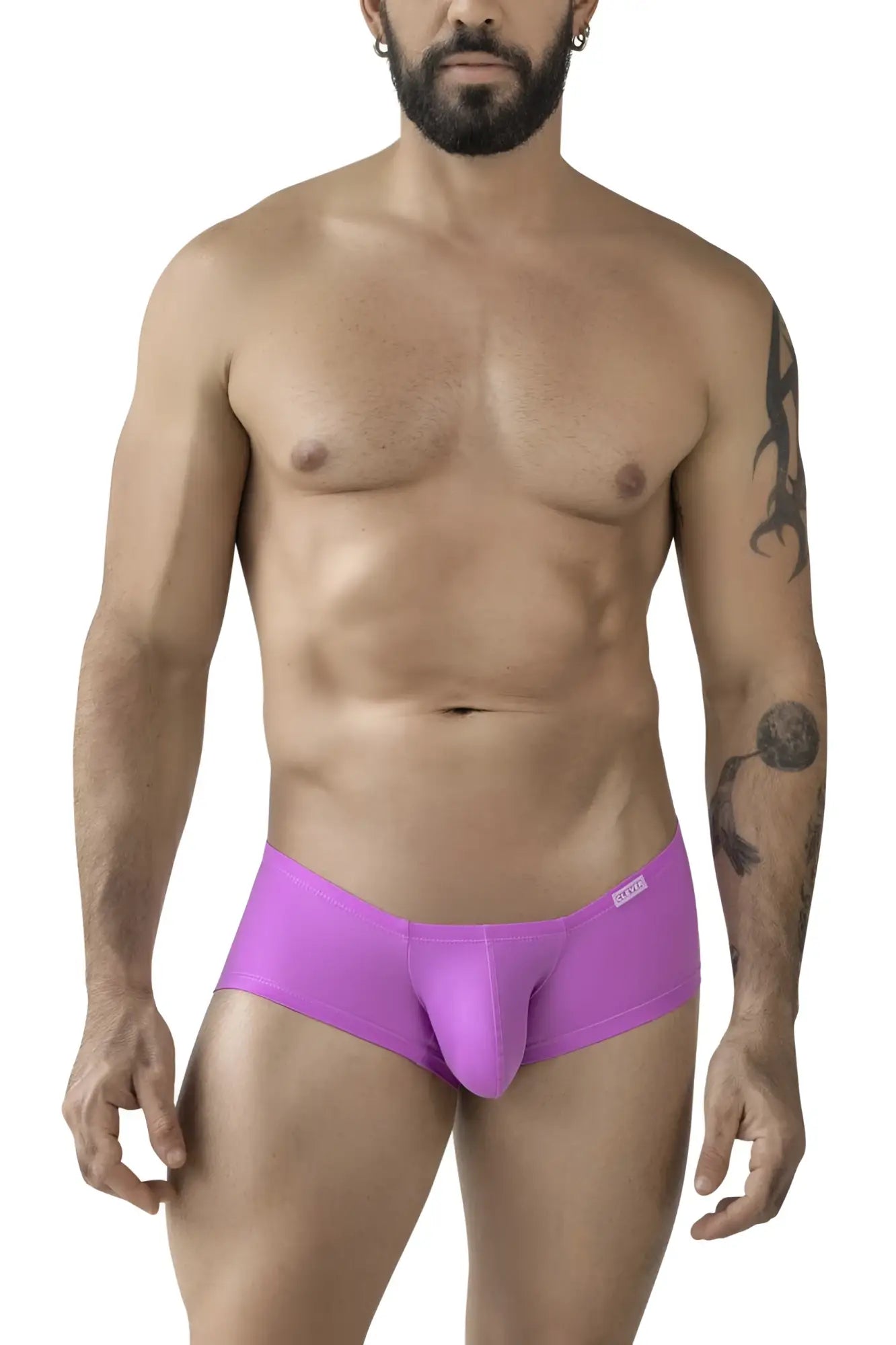 Purple clever 229956 12pk australian latin briefs with smooth form-fitting design and small waistband logo