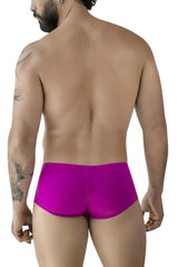 Vibrant magenta clever australian latin trunks with smooth form-fitting fabric in a multi-colored 12 pack