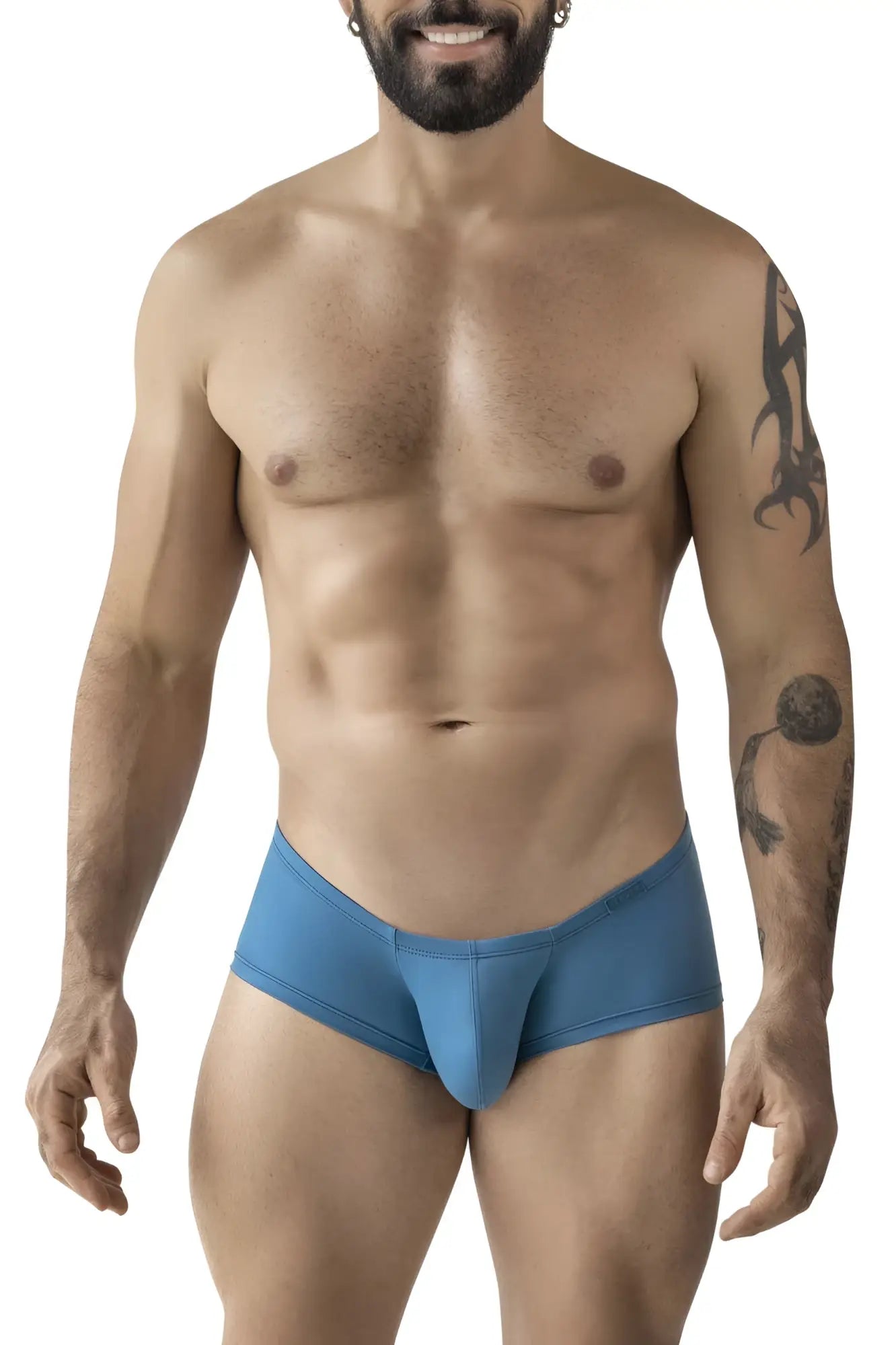 Blue clever athletic briefs with a snug form-fitting design from 229957 12pk australian latin trunks multi-colored set