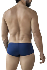 Navy blue clever 229957 trunk briefs from the 12pk australian latin multi-colored set shown from the back side