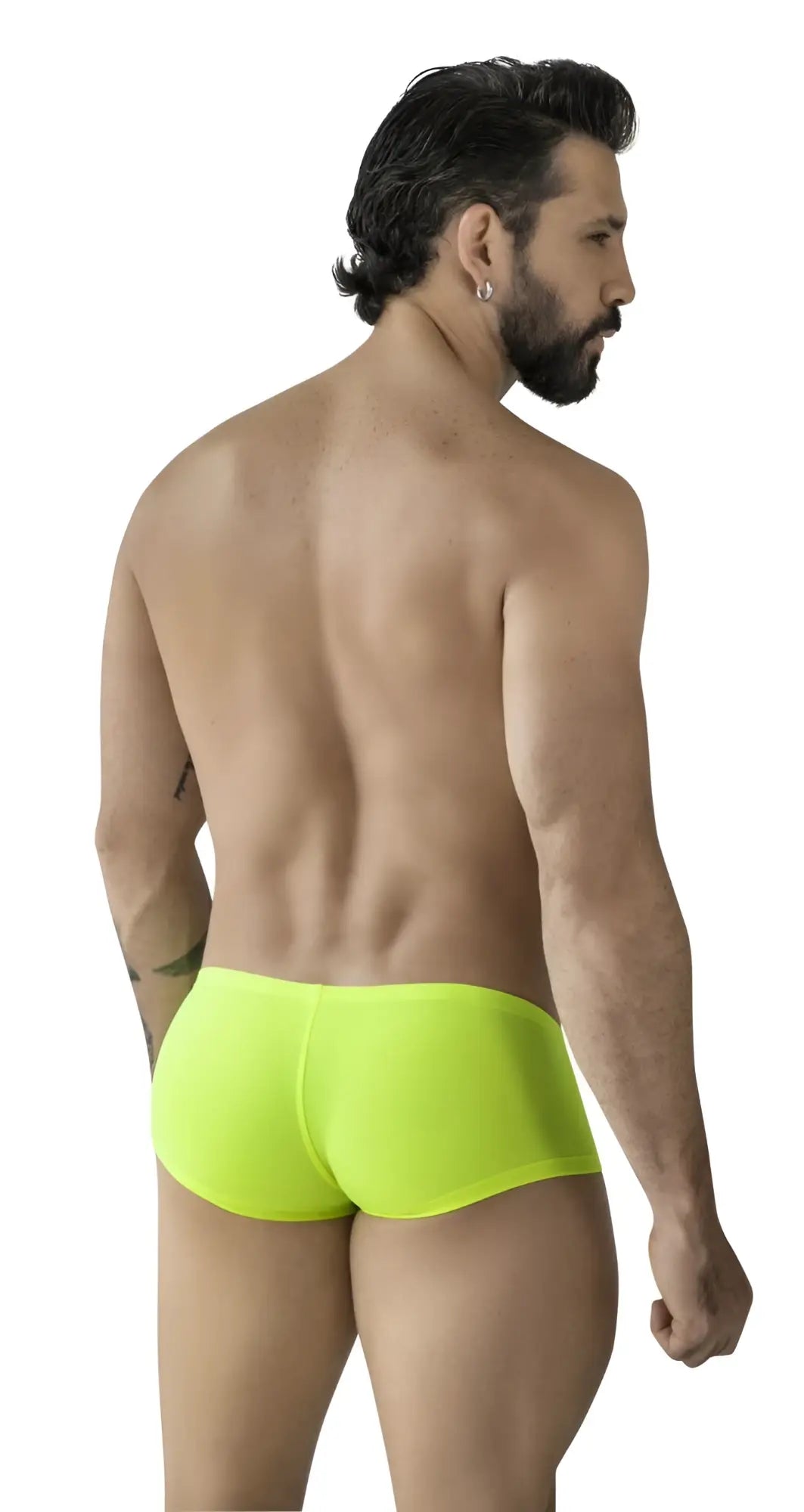 Bright neon green briefs from clever 229958 3pk australian latin trunks in multi-colored fabric for comfortable wear
