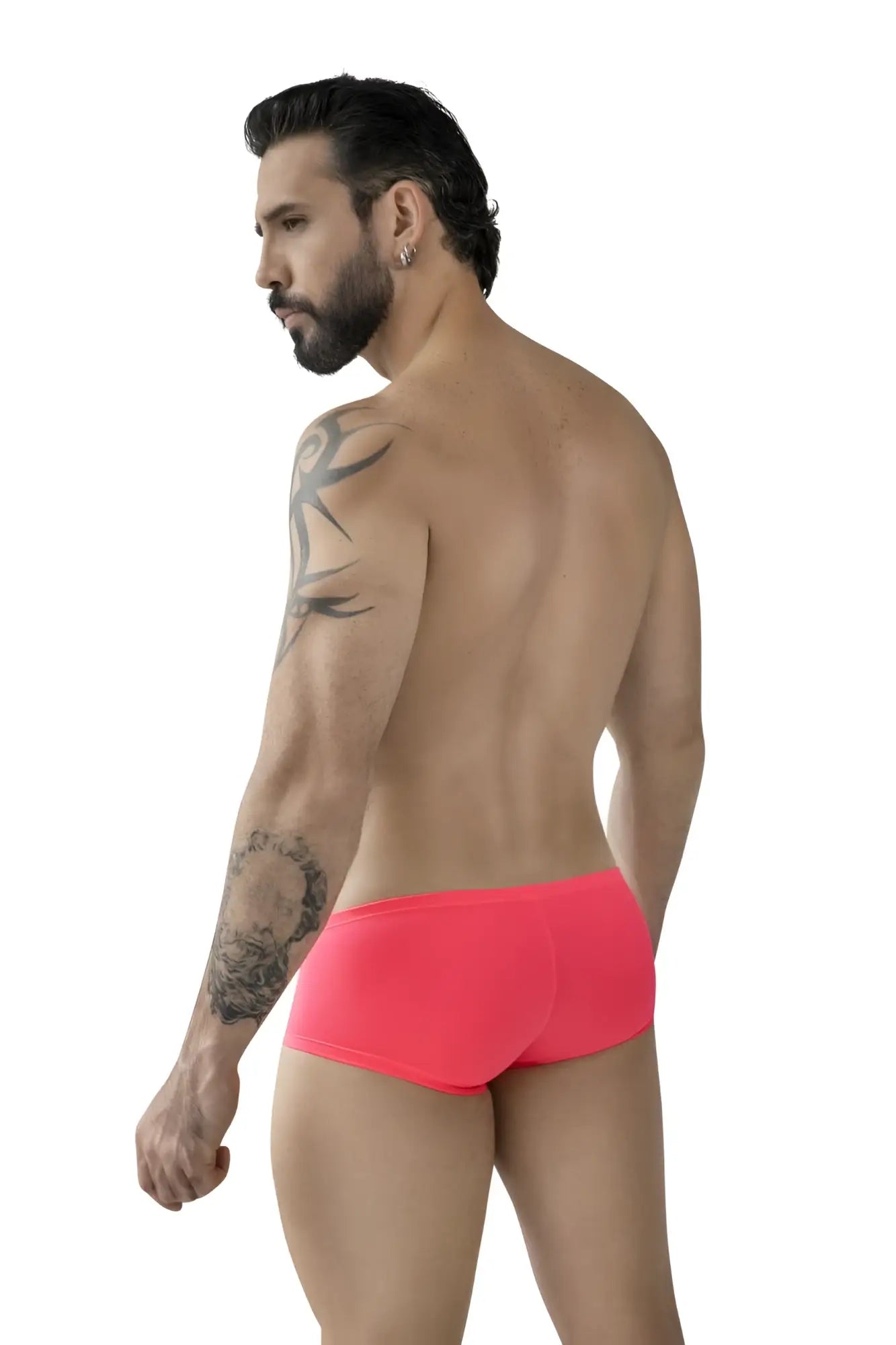 Bright pink clever 229958 3pk australian latin trunks briefs in multi-colored soft fabric for daily wear