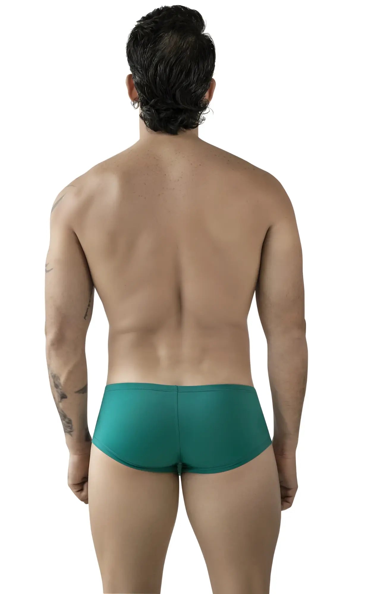 Teal-colored briefs from clever 229960 3pk australian latin trunks with smooth, form-fitting fabric and multi-colored design