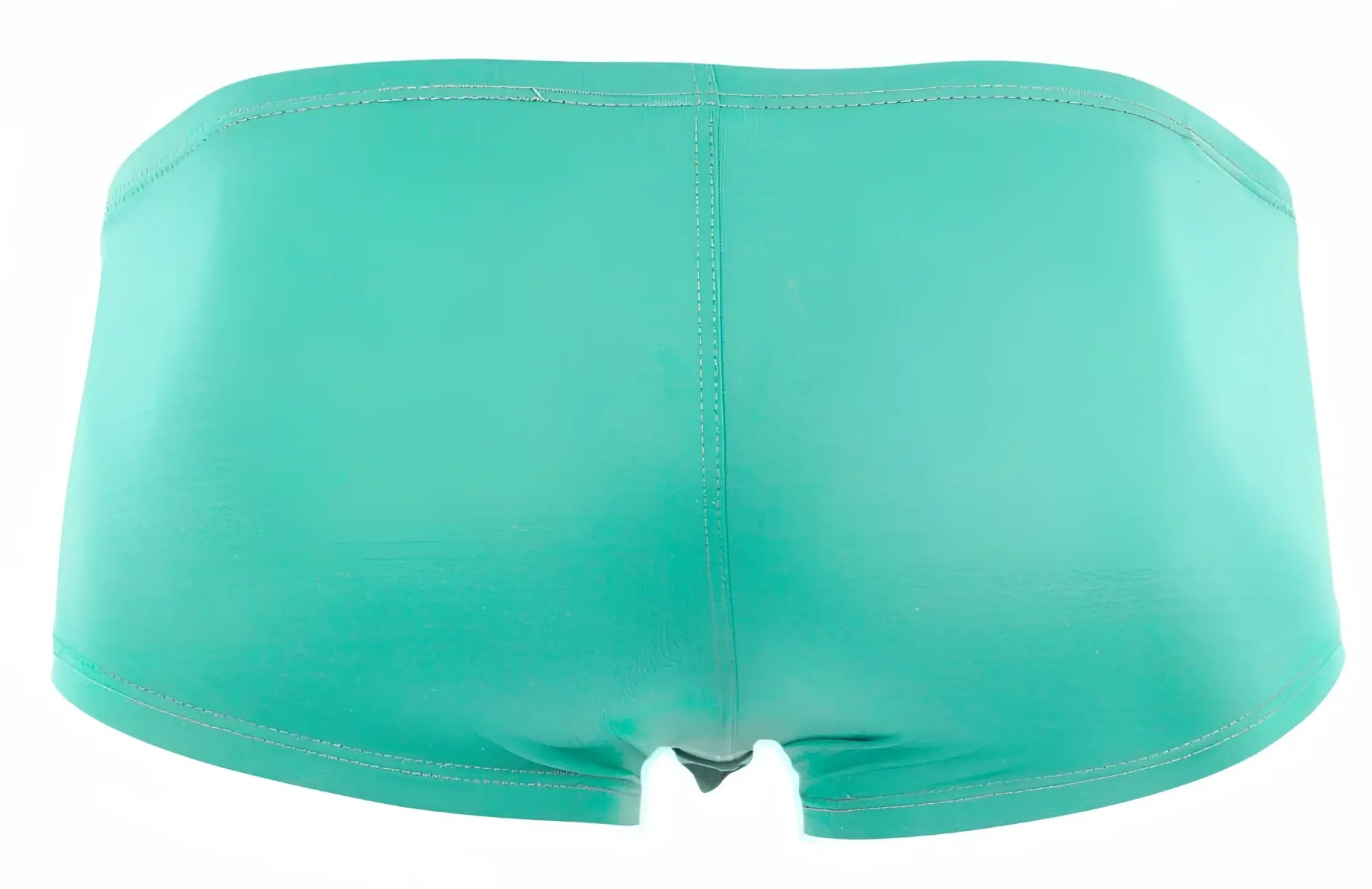 A pair of teal ribbed cotton briefs with a smooth waistband from clever 229961 3pk australian latin trunks multi-colored