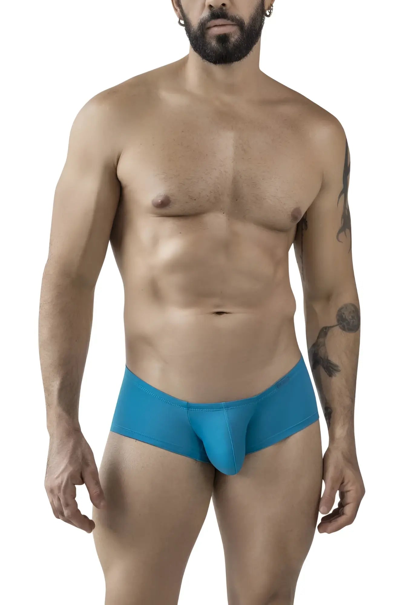 Blue athletic briefs with snug form-fitting design from clever 229962 3pk australian latin trunks multi-colored set