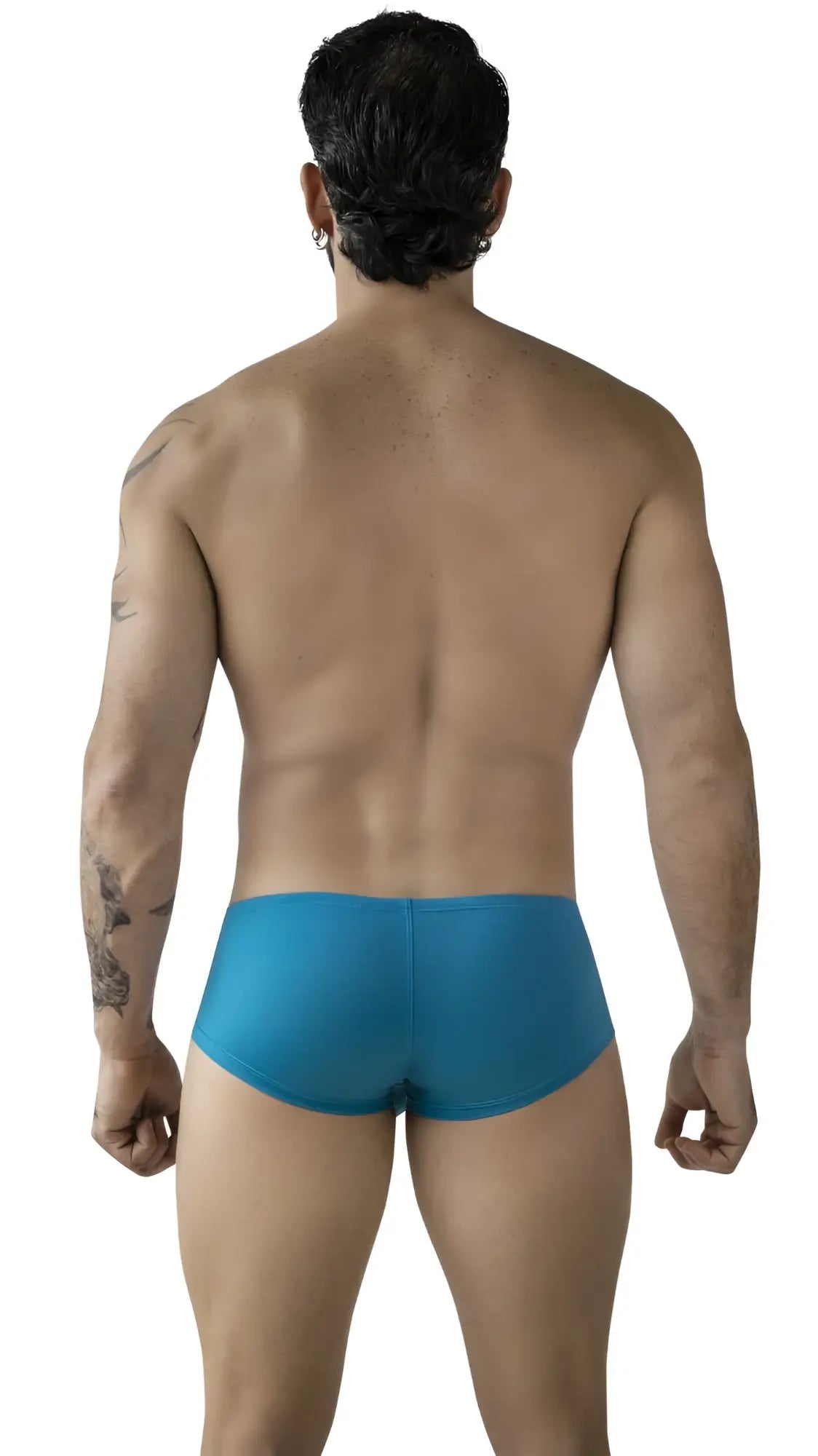 Blue athletic briefs from clever 229962 3pk australian latin trunks in multi-colored fabric for active wear