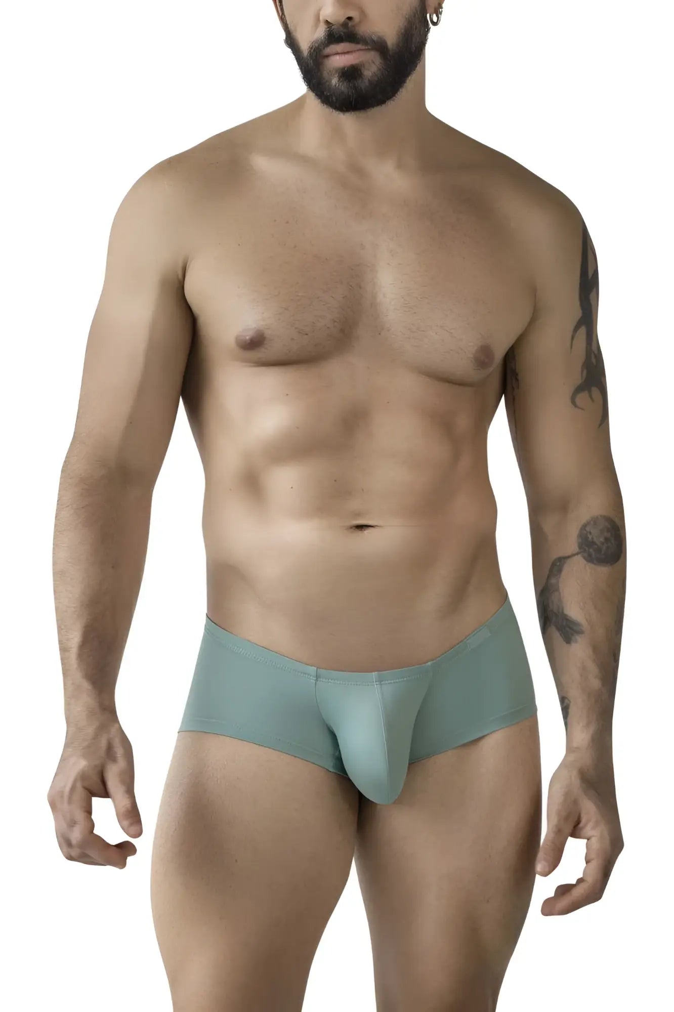 Clever 229962 3PK Australian Latin trunks sleek light teal men’s brief with smooth form-fitting design