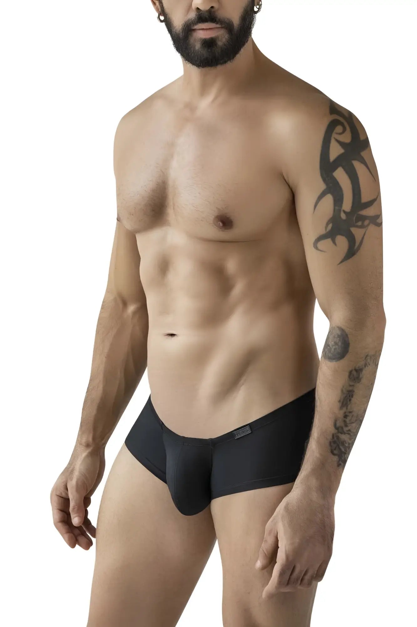 Clever 229963 3pk australian latin trunks multi-colored black men’s briefs with smooth form-fitting design