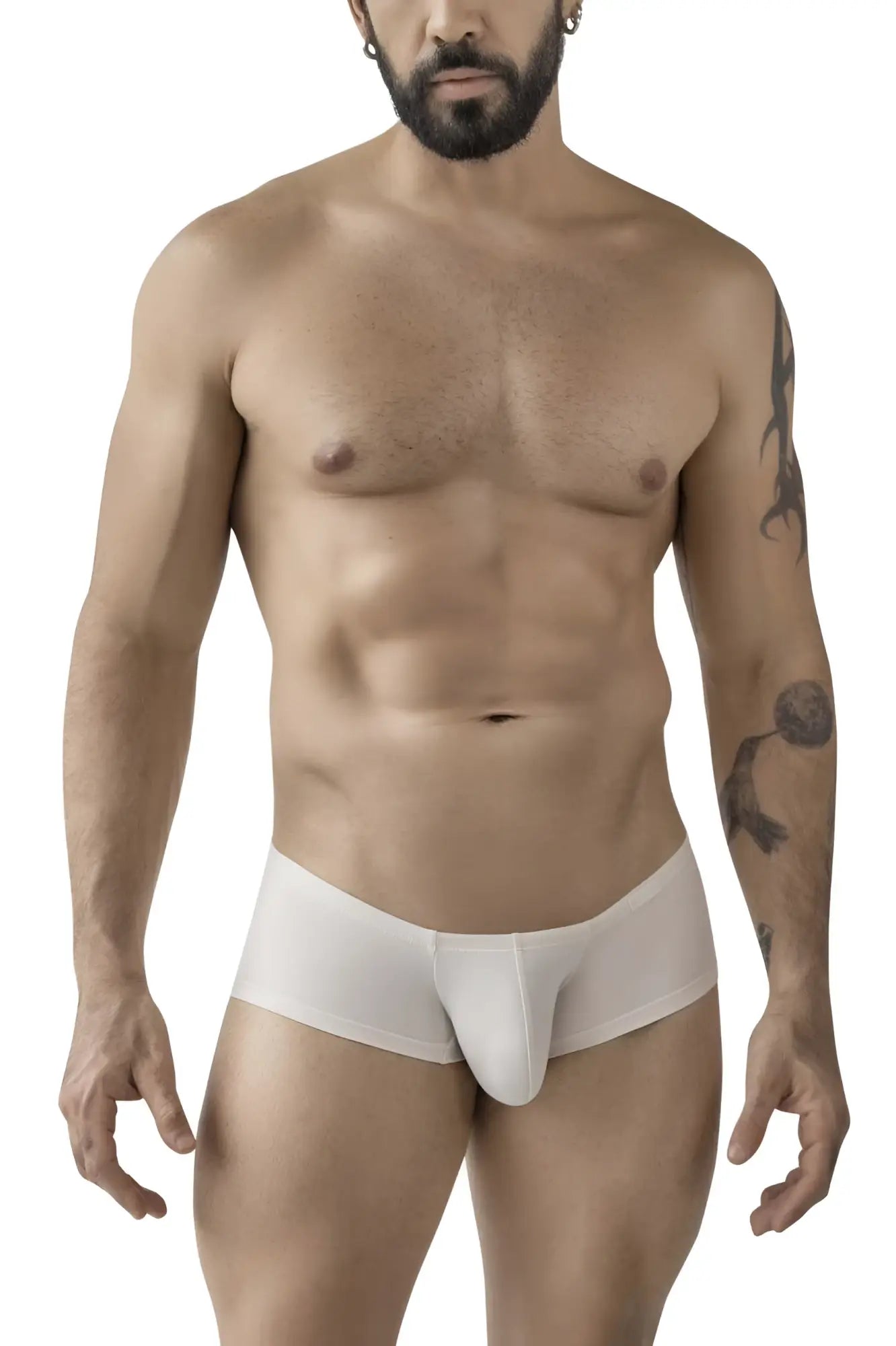 White men’s briefs with a smooth form-fitting design in multi-colored clever 229963 australian latin trunks 3pk