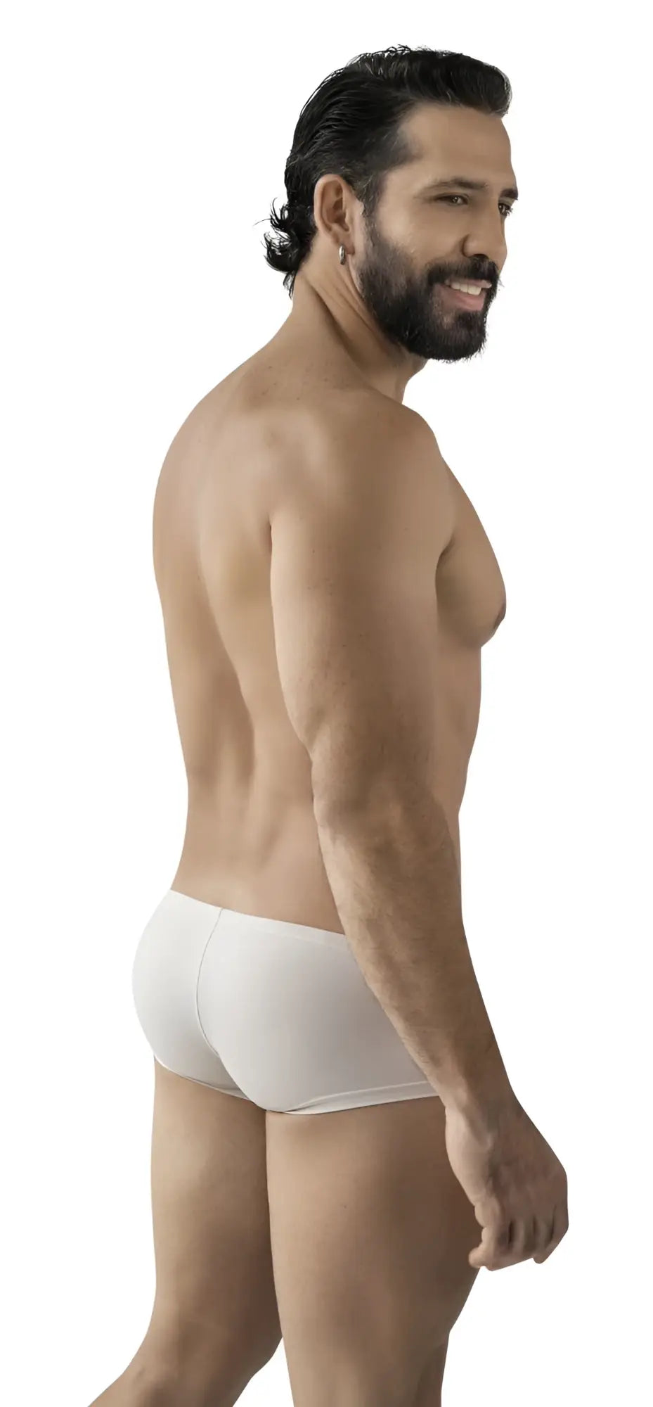 White briefs with a smooth form-fitting design from clever 229963 3pk australian latin trunks multi-colored set