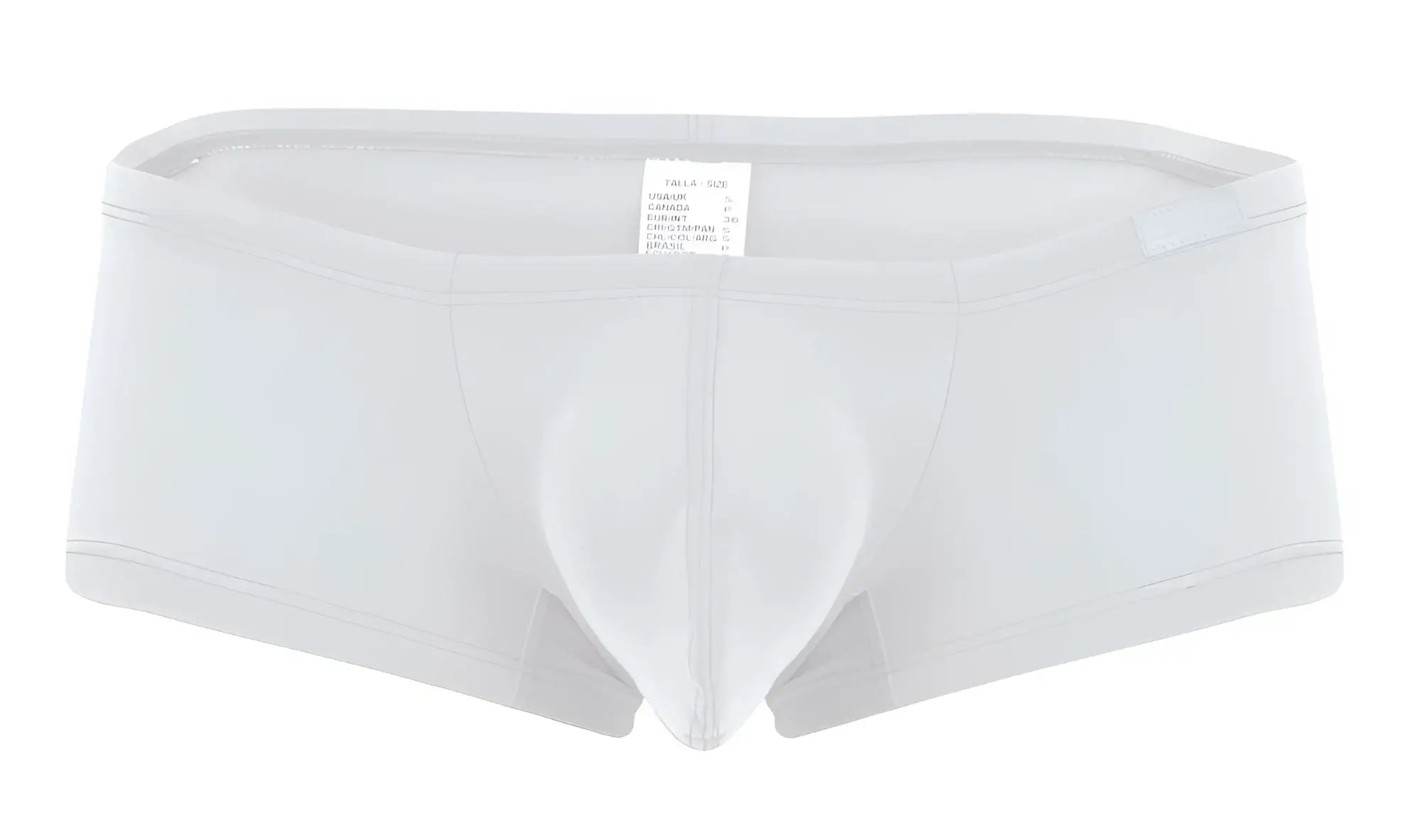 White men’s briefs clever 229964 3pk australian latin trunks multi-colored smooth form-fitting design elastic waistband