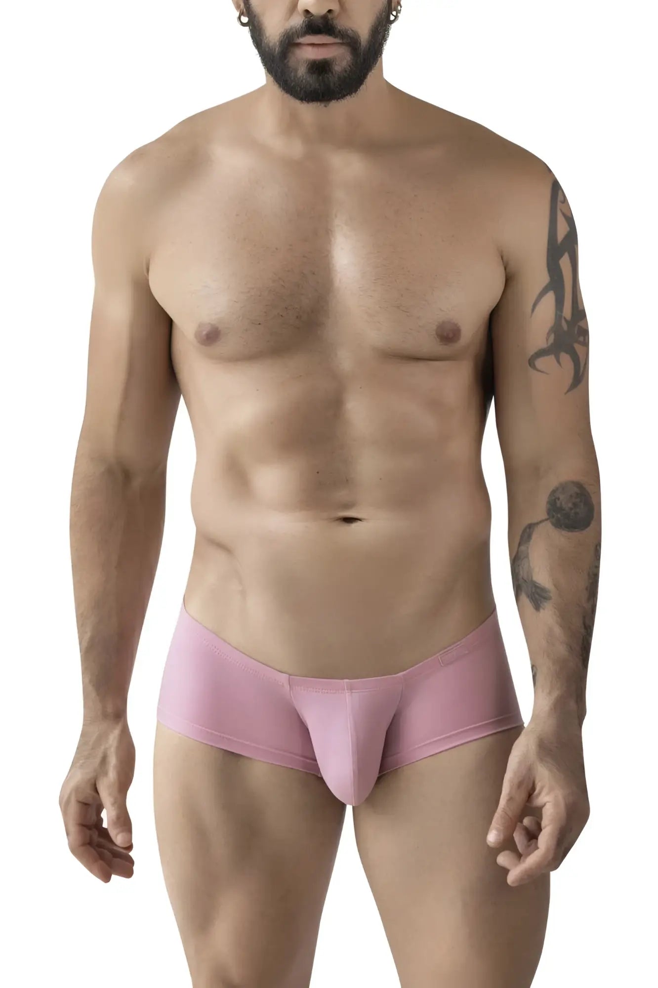 Pink clever 229965 australian latin athletic briefs with snug fit smooth fabric in multi-colored 3pk pack