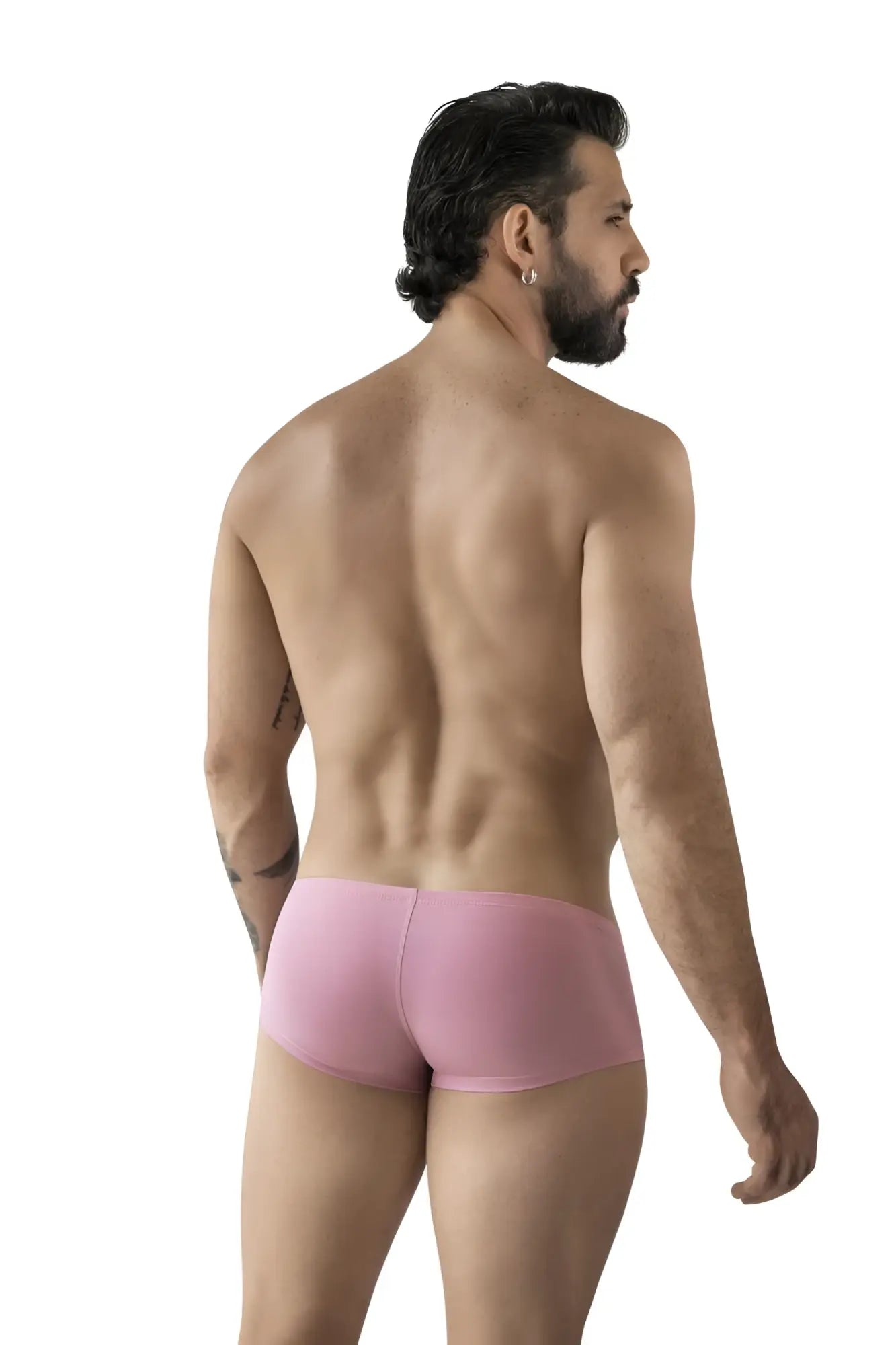Pink clever 229965 3pk australian latin trunks briefs with smooth form fitting design in multi-colored fabric