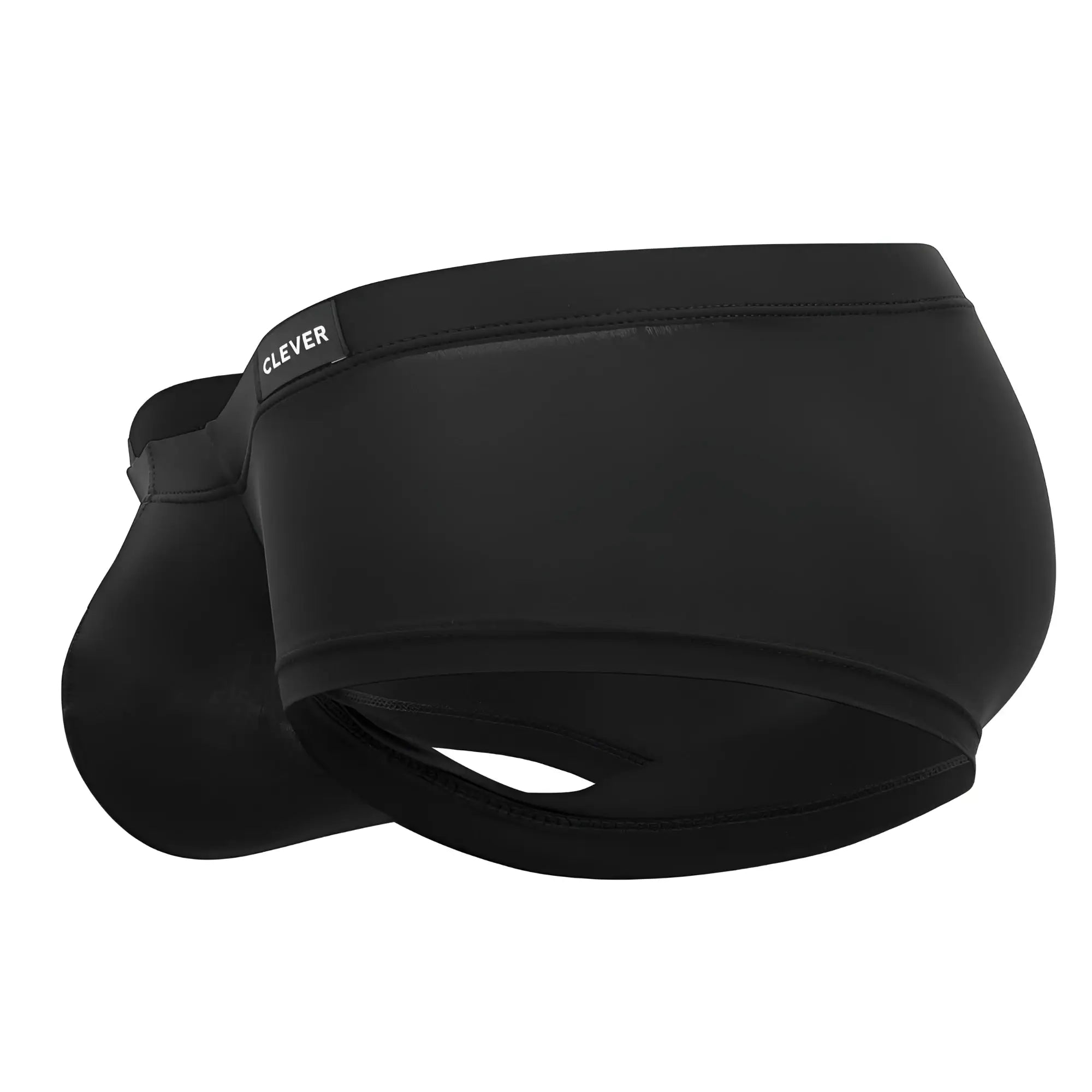 Black clever 2373 australian latin boxer briefs with sleek form-fitting design and smooth fabric