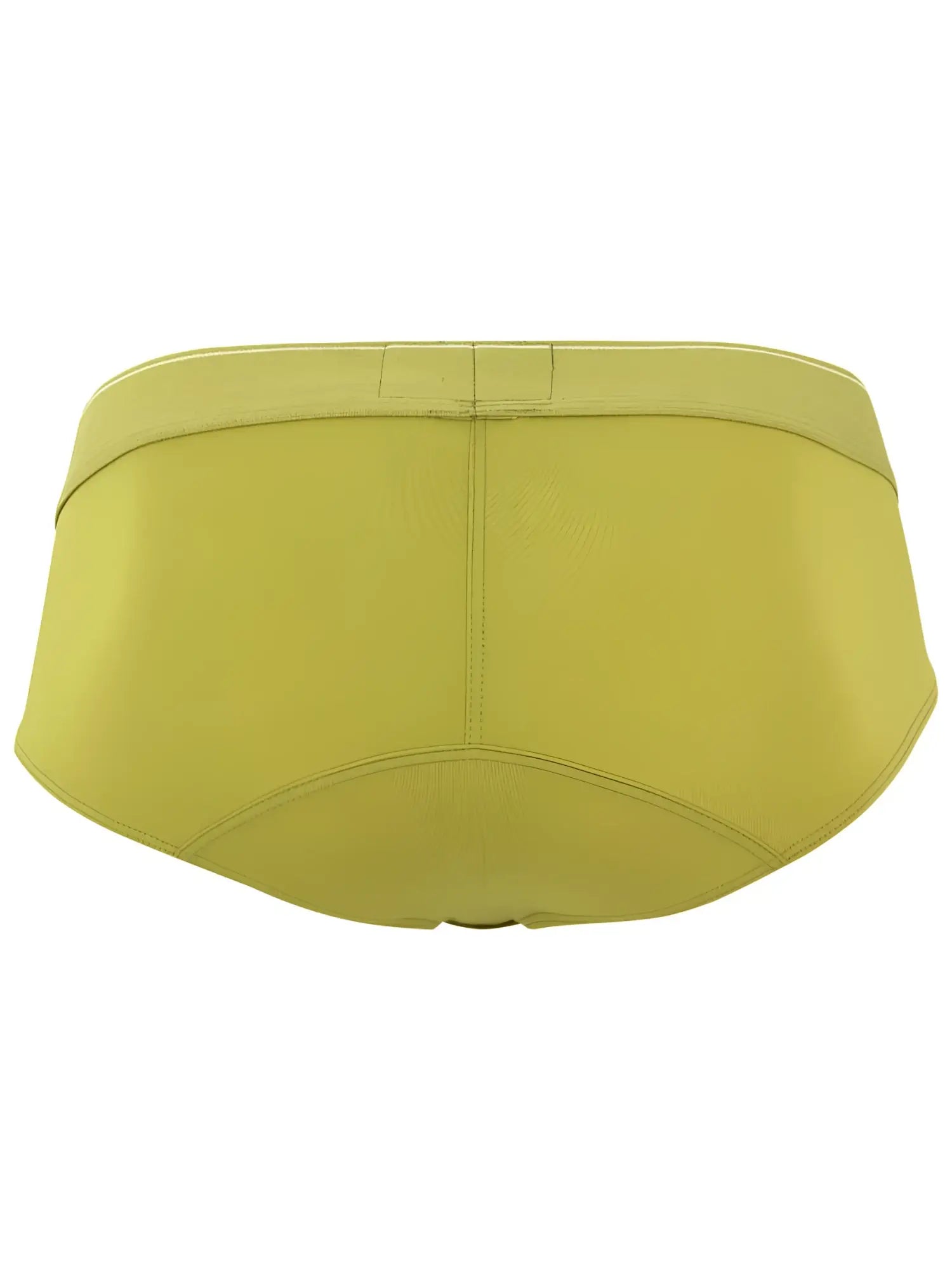 Atenea briefs in solid green with sleek fabric finish and subtle seam detailing for comfortable wear