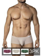 Beige clever 26066 men’s briefs with smooth form-fitting design and subtle brand tag on waistband from australian latin trunks multi-colored 3pk