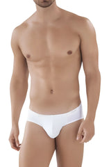 White calvin klein briefs with smooth form-fitting design from clever 519940 2pk australian briefs black-white pack