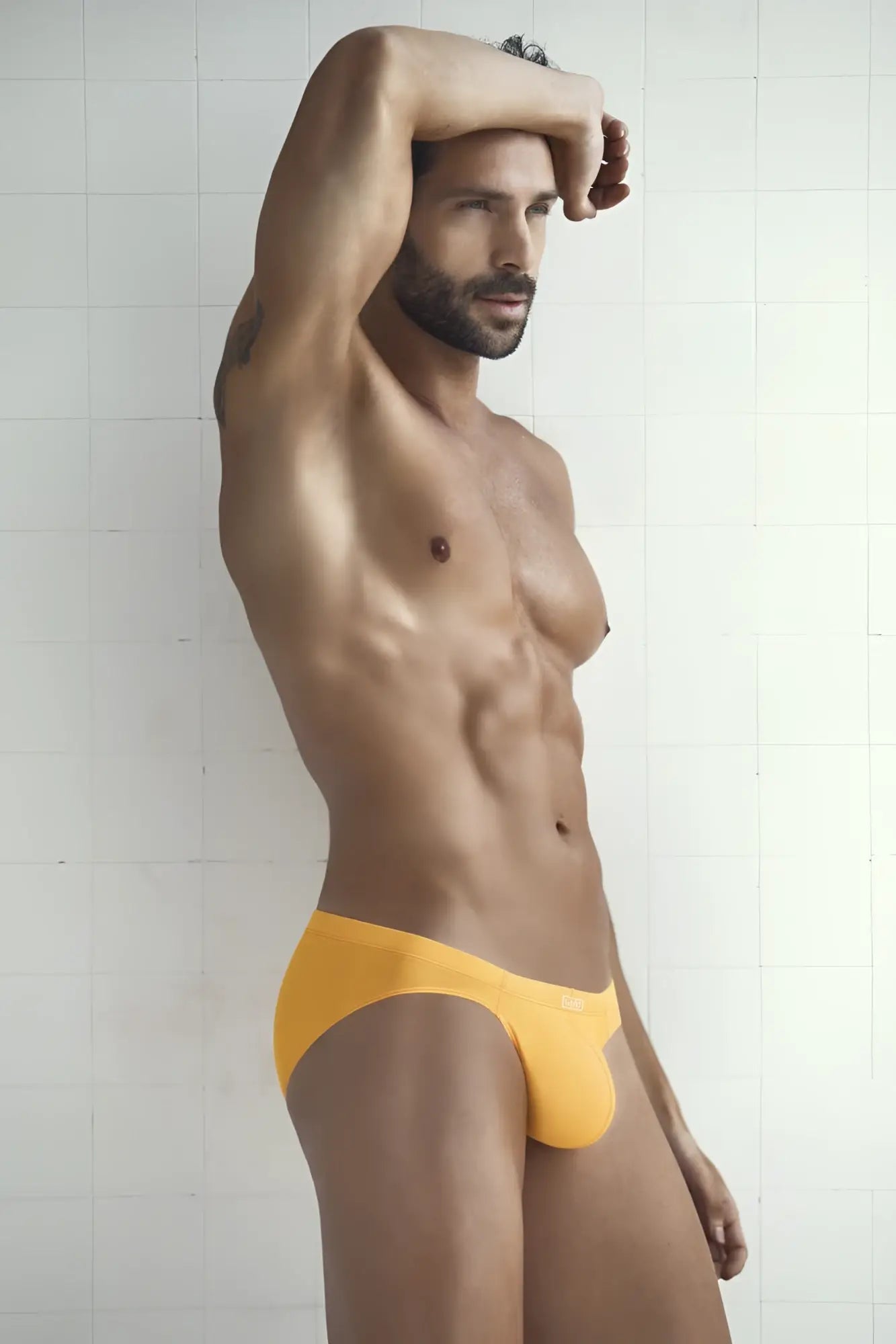 Bright yellow briefs from clever 519967 7pk multi-colored set made of soft breathable fabric for everyday wear