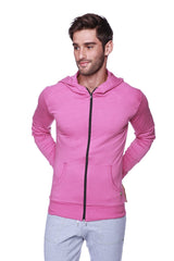 Figurbetonter Crossover Yoga Track Performance Hoodie (Beere)