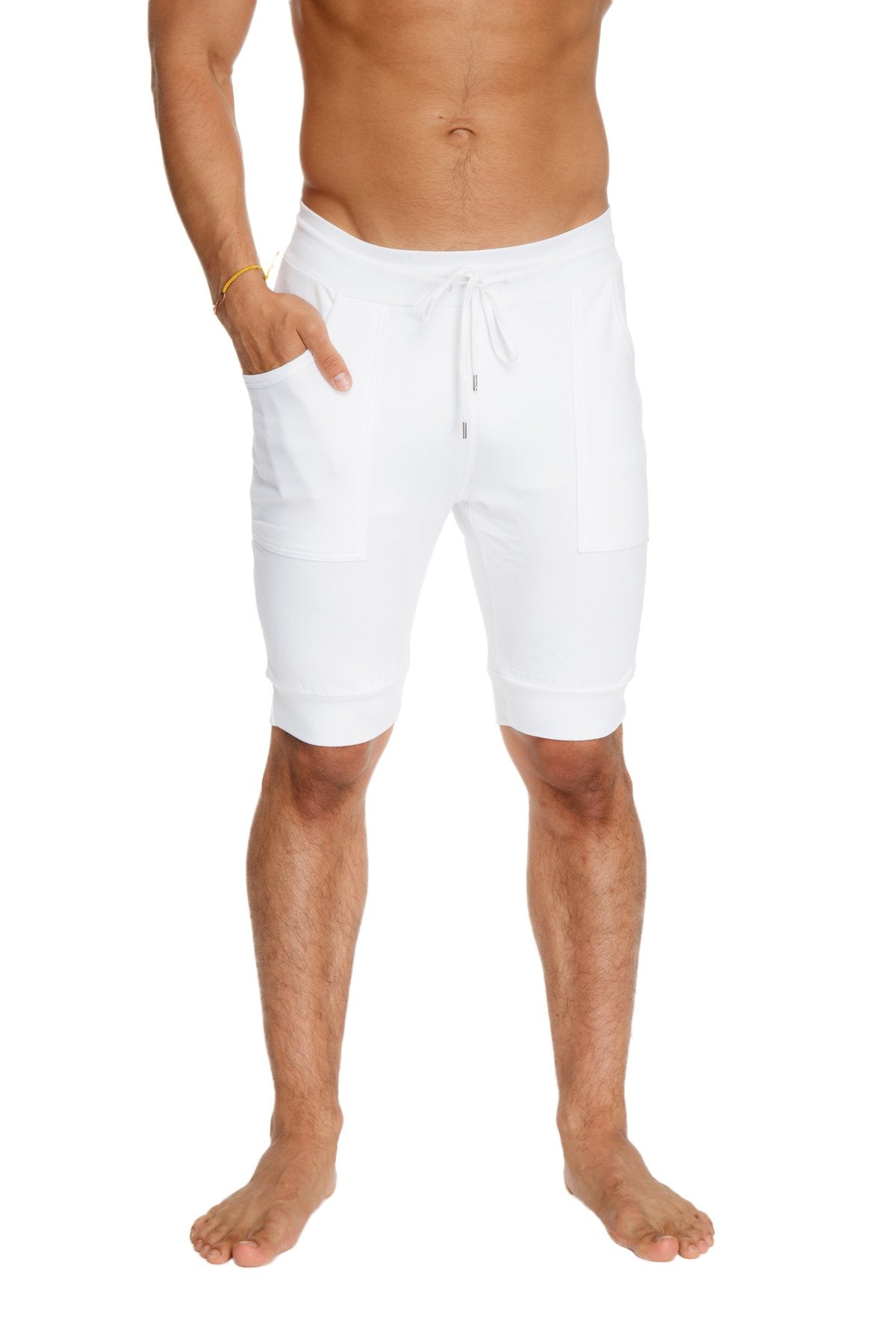 Short de yoga à revers (blanc)