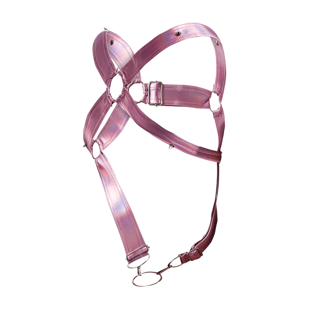 Dngeon Cross Cockring Harness -Spiegel-
