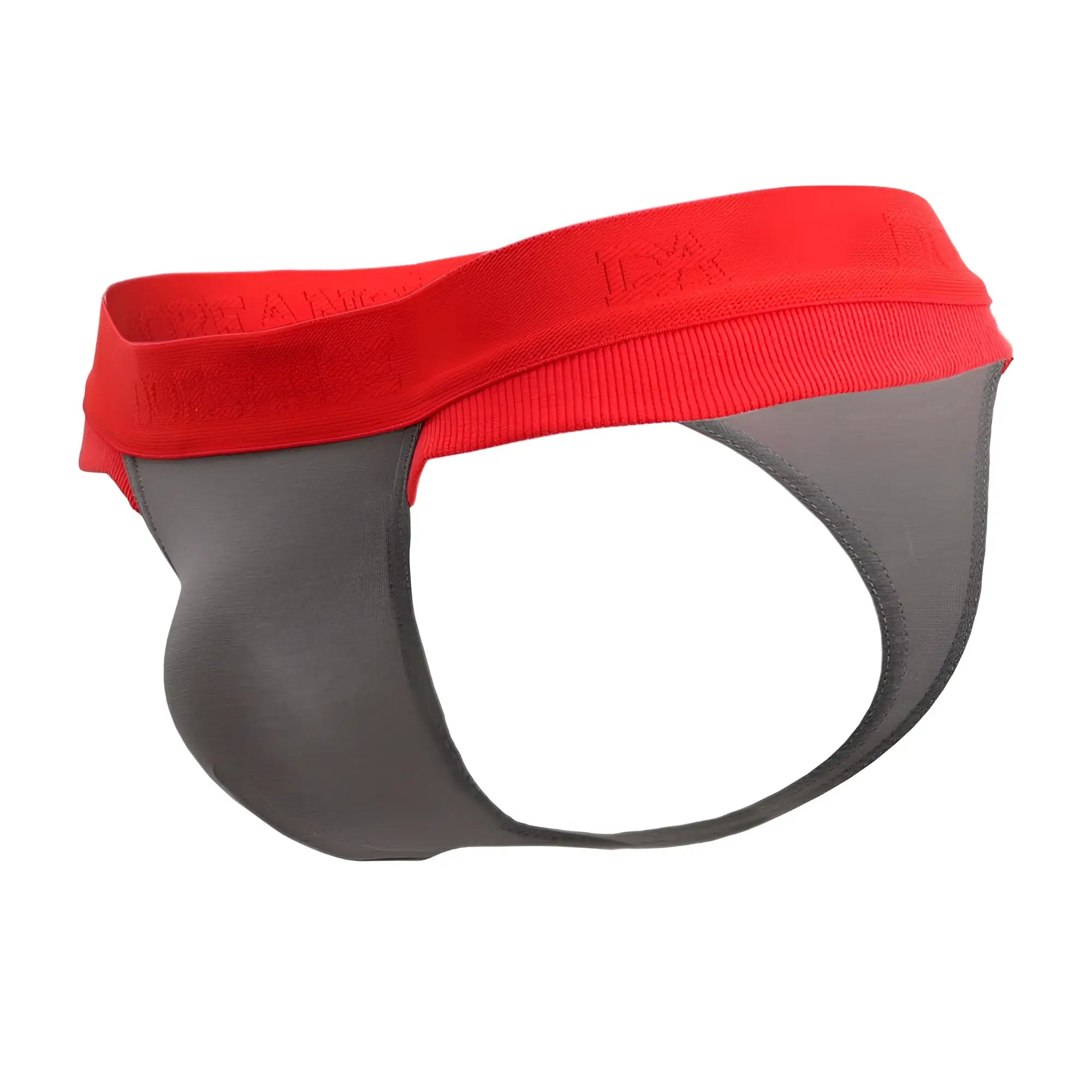 Doreanse 1258-SMK warrior thong athletic briefs in smoke red with ribbed waistband for comfortable wear