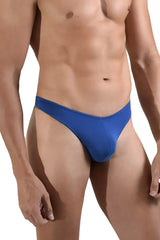 Doreanse 1280-BLU hang-loose blue athletic briefs with a smooth form-fitting design for active wear