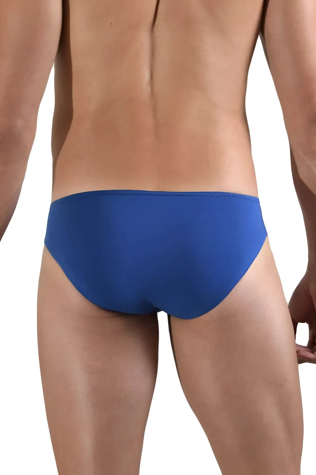 Doreanse 1281-BLU hang-loose briefs in solid royal blue with smooth form-fitting design for comfortable wear