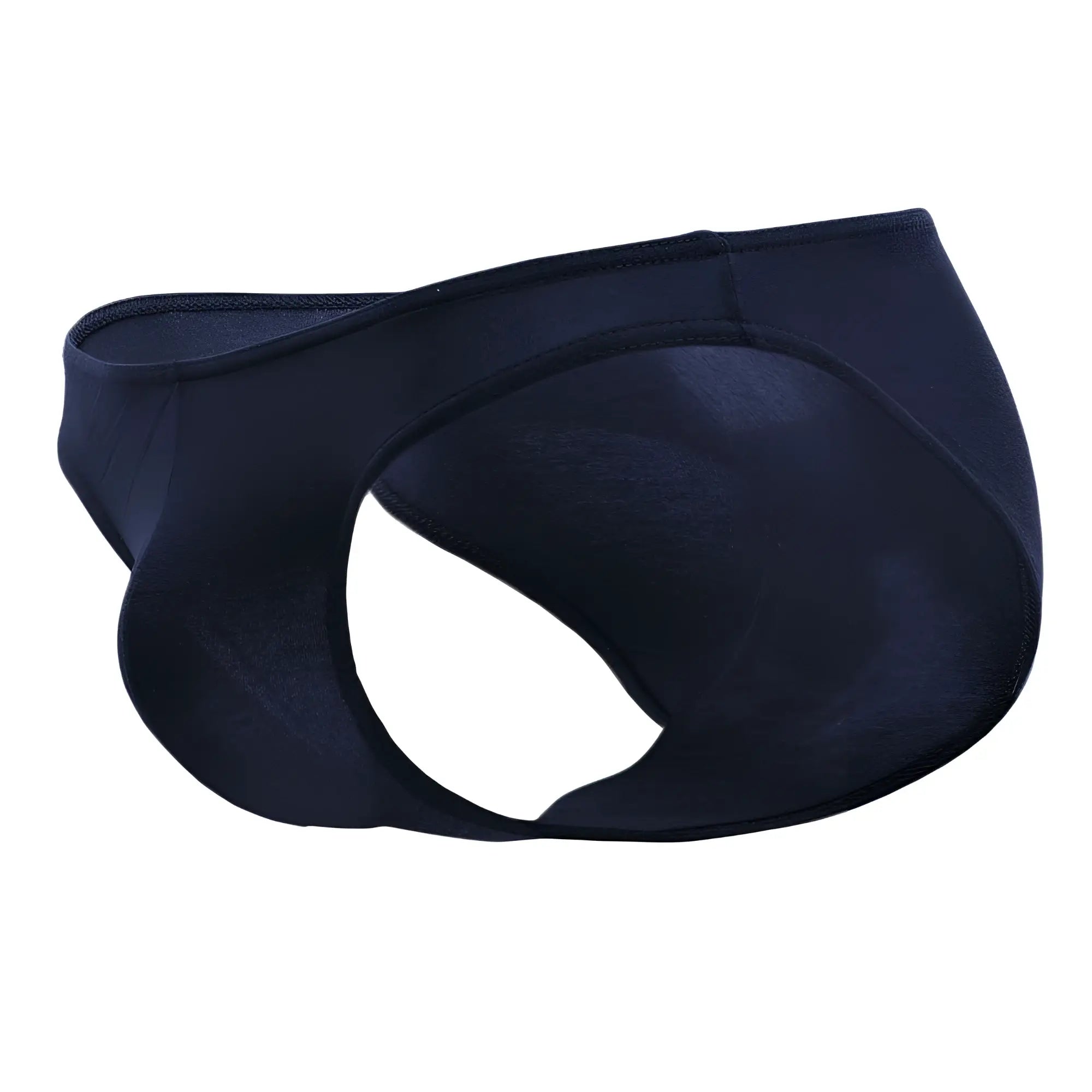 Doreanse 1281-NVY hang-loose bikini brief in navy blue with smooth stretchy fabric and a distinctive cut