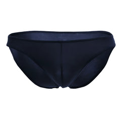 Navy blue doreanse 1281-nvy hang-loose bikini brief with smooth seamless fabric and form-fitting design front view