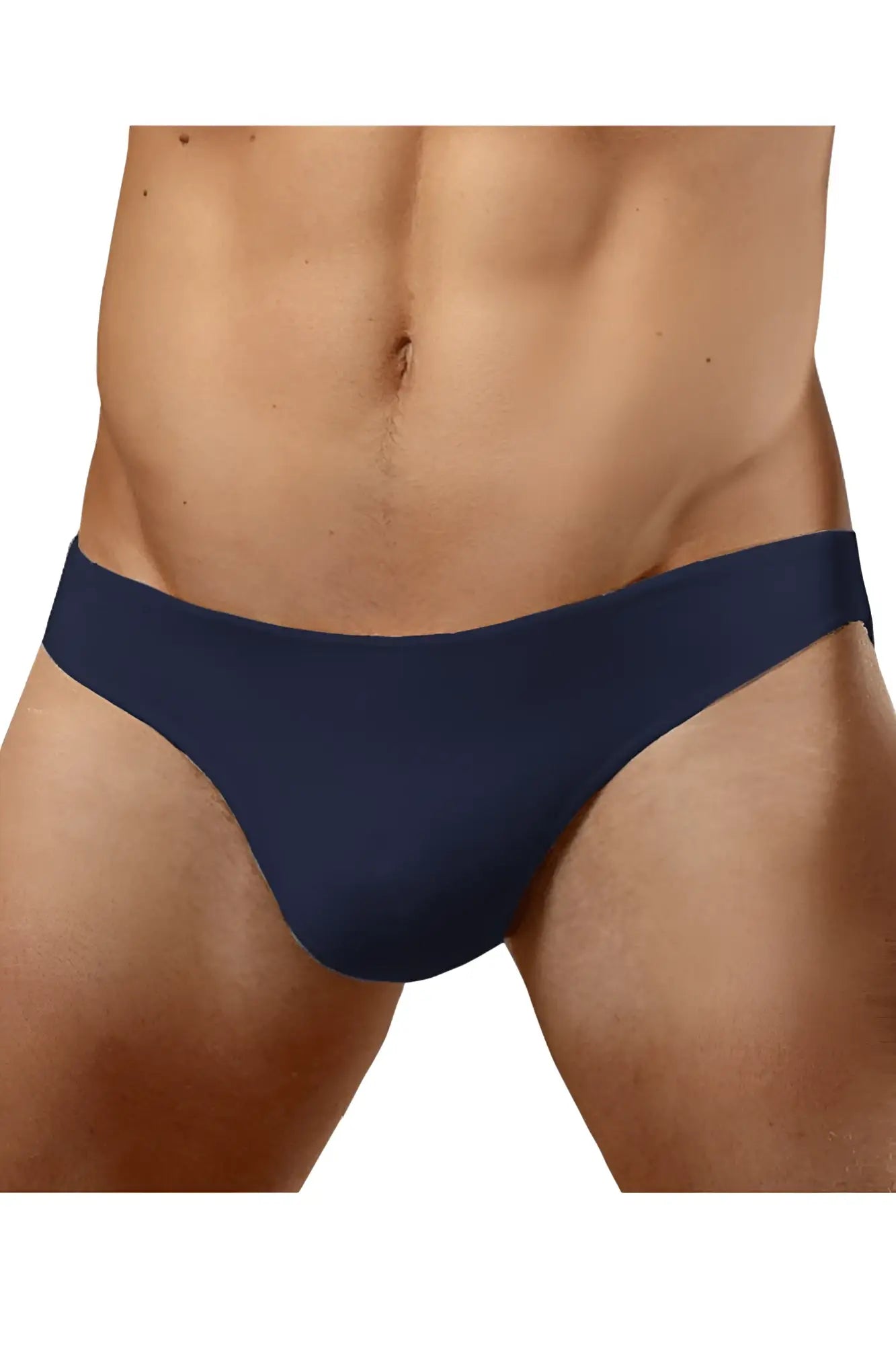 Doreanse 1281-nvy navy blue seamless hang-loose bikini briefs designed for comfort and everyday wear