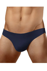 Doreanse 1281-nvy navy blue seamless hang-loose bikini briefs designed for comfort and everyday wear