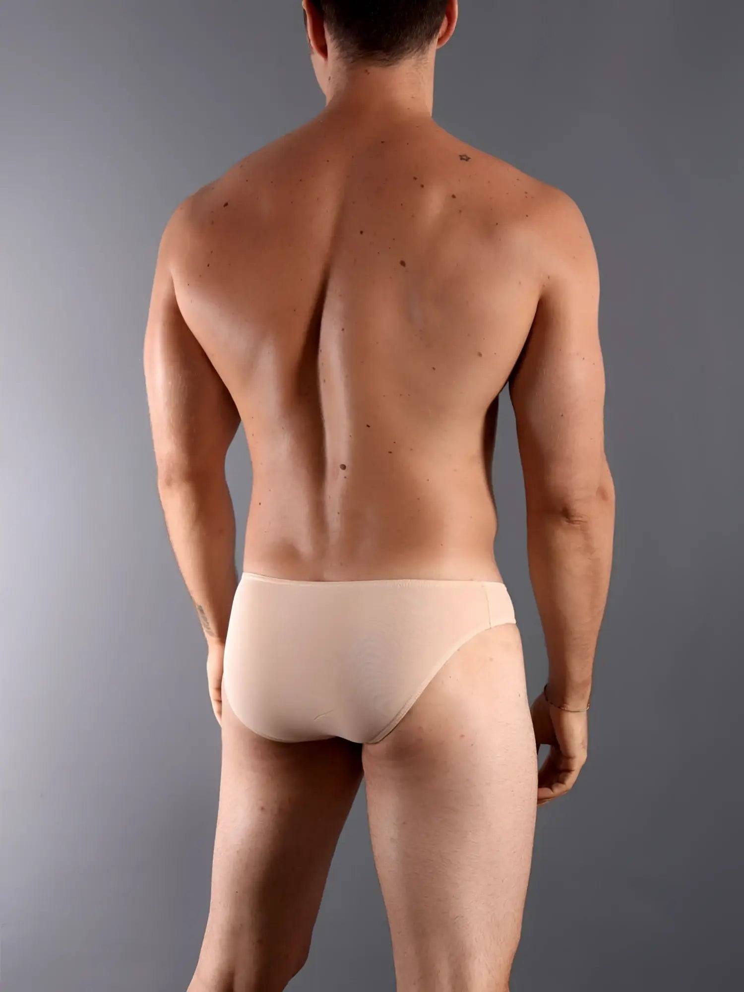 Beige seamless bikini briefs by doreanse 1281-tan in tan color designed for comfortable everyday wear