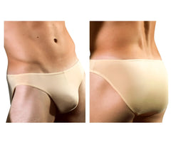 Doreanse 1281-TAN hang-loose bikini brief in tan with a seamless smooth form-fitting design