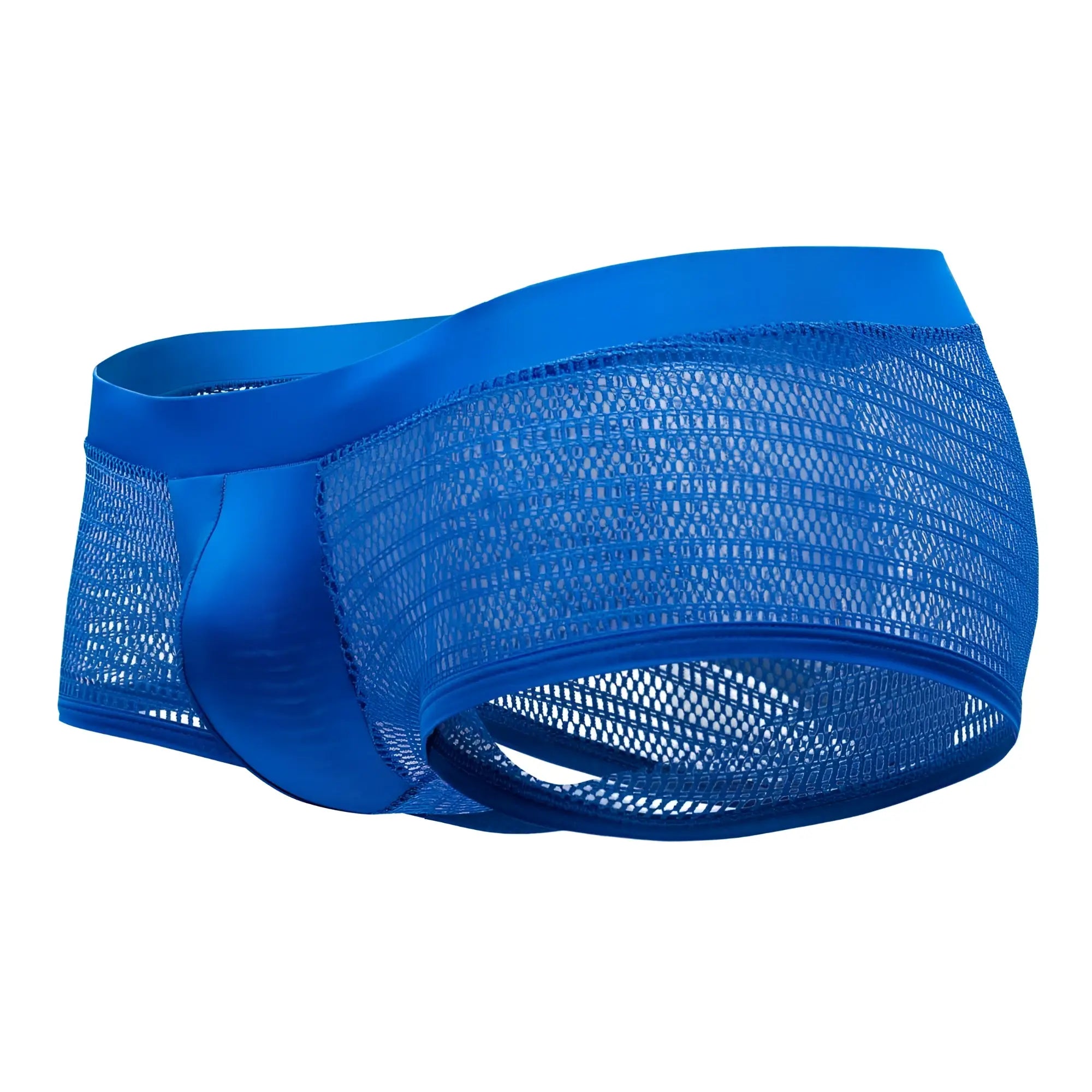 Doreanse 1588-BLU mesh trunk in blue with a solid elastic waistband and mesh fabric for breathability