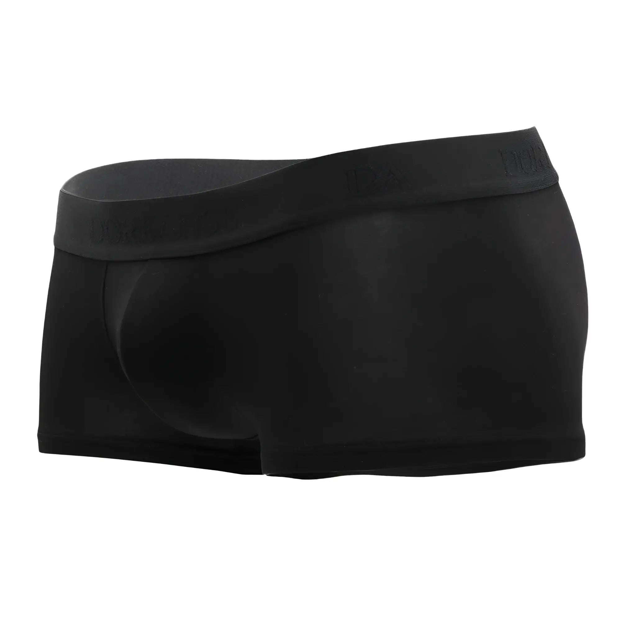 Doreanse 1760-BLK low-rise black briefs with smooth form-fitting fabric and elastic waistband with subtle branding