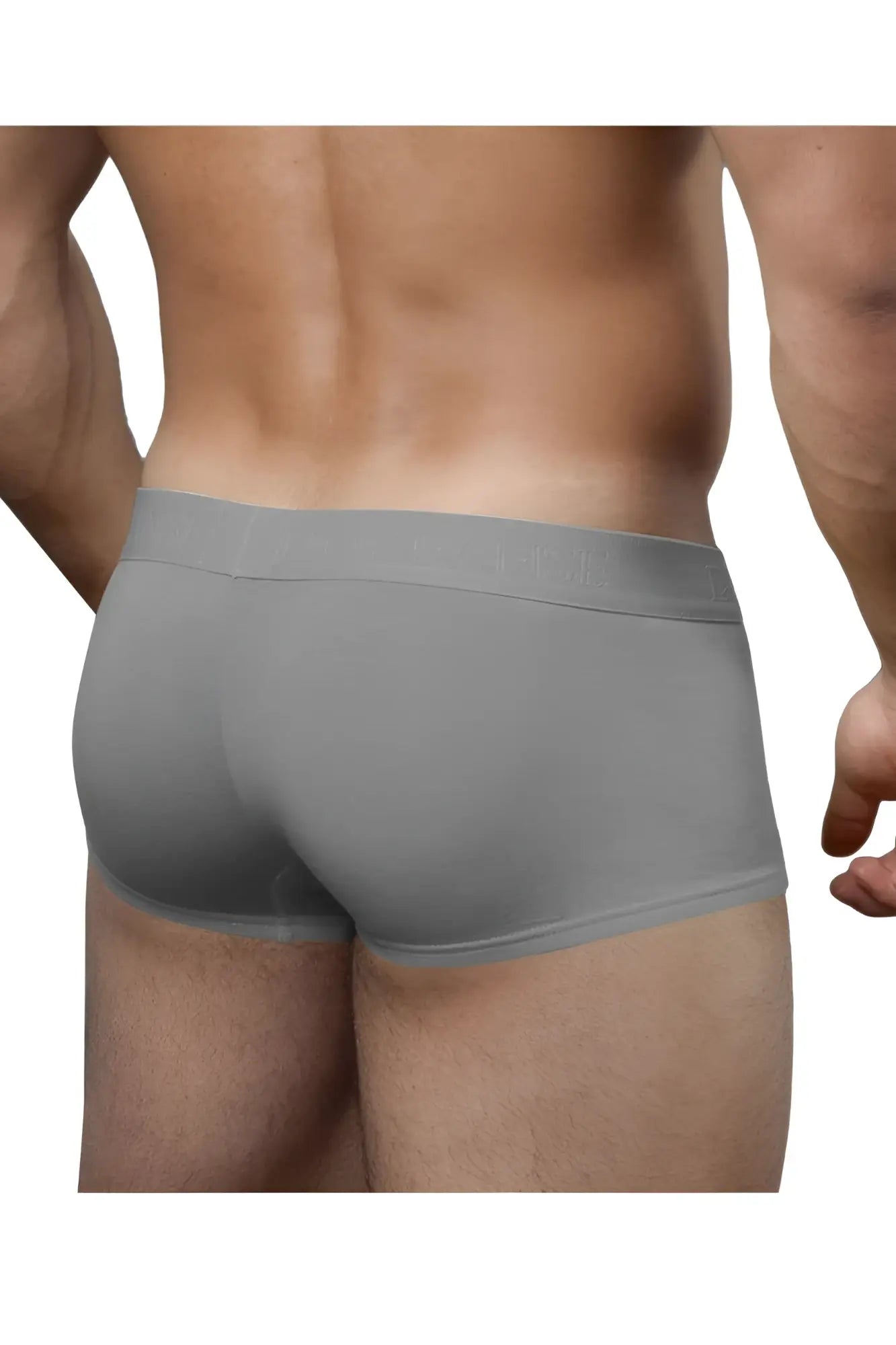 Gray doreanse 1760-GRY low-rise trunks with a smooth, form-fitting design and subtle elastic waistband for men