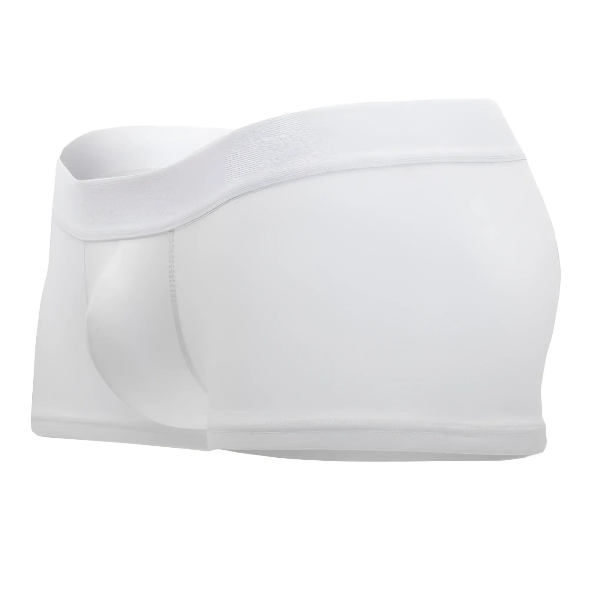 White doreanse 1760-wht low-rise trunk briefs with smooth seamless design and elastic waistband