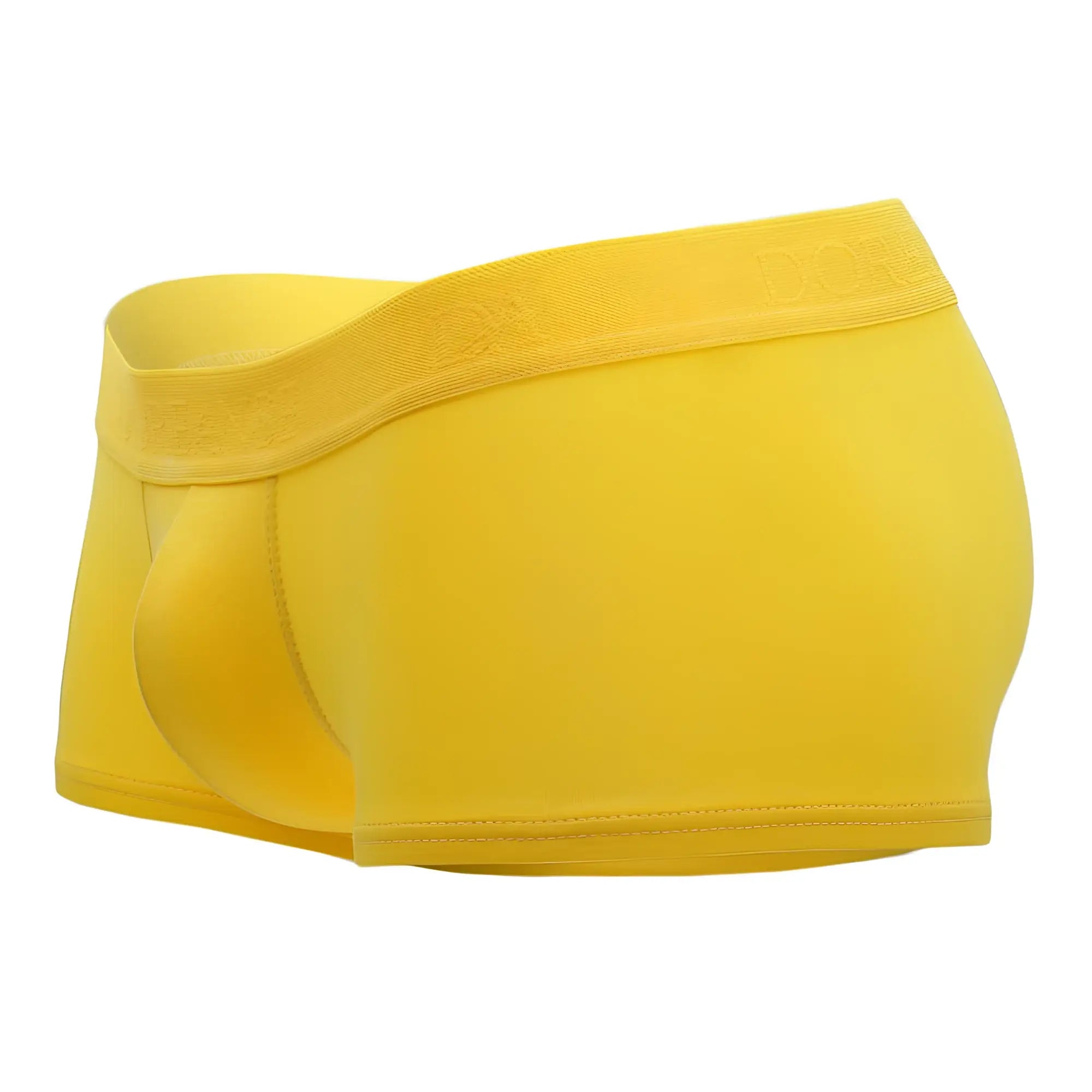Doreanse 1760-YLW low-rise yellow men’s briefs with smooth seamless fabric and elastic waistband