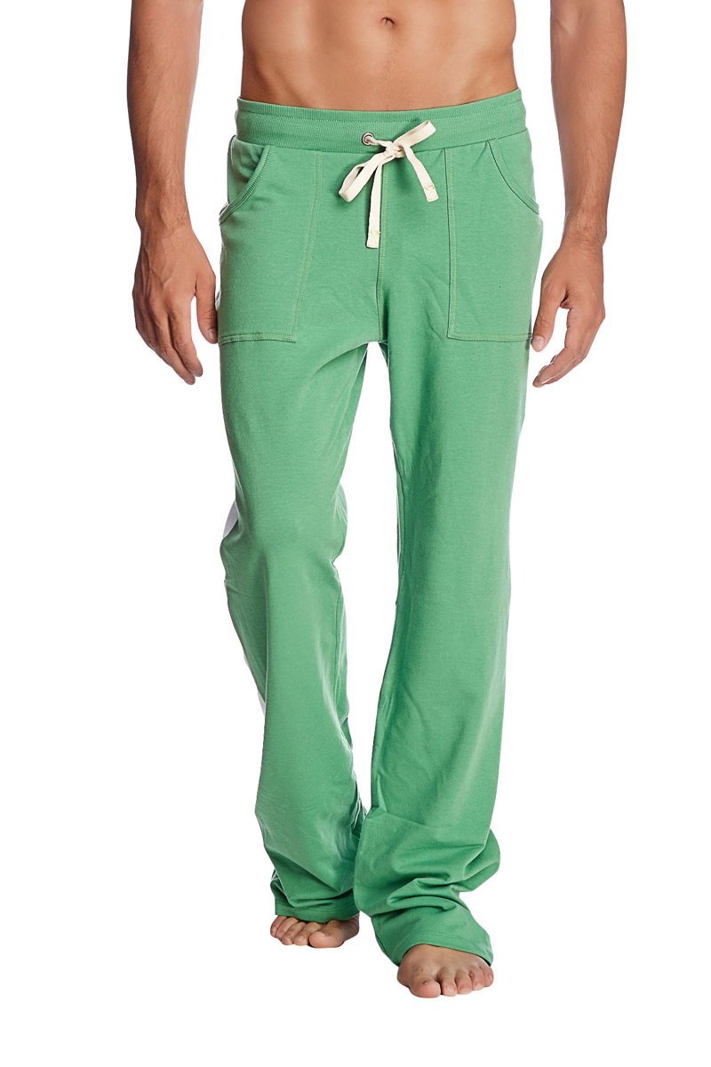 Pantalon de survêtement Eco-Track & Yoga (Vert bambou uni)