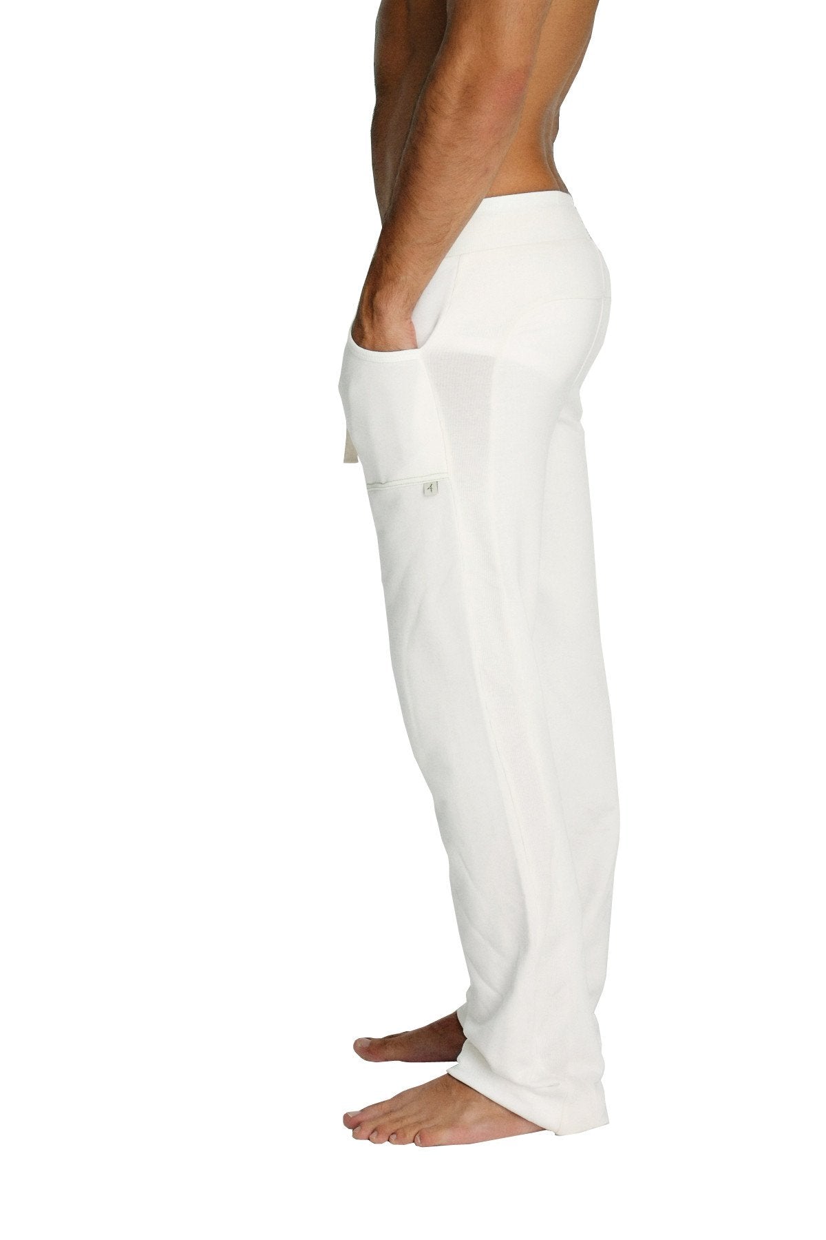 Pantalon de survêtement Eco-Track & Yoga (blanc)