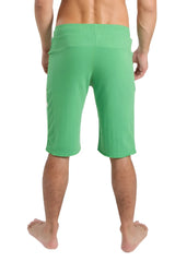 Edge eco-track short bamboo green mid-thigh length relaxed fit shorts with subtle side seam detailing