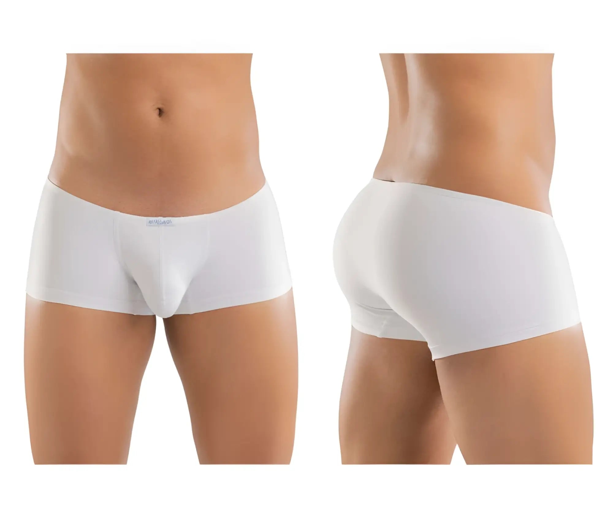 ErgoWear ew1167 x4d white men’s briefs with smooth form-fitting design and subtle waistband logo
