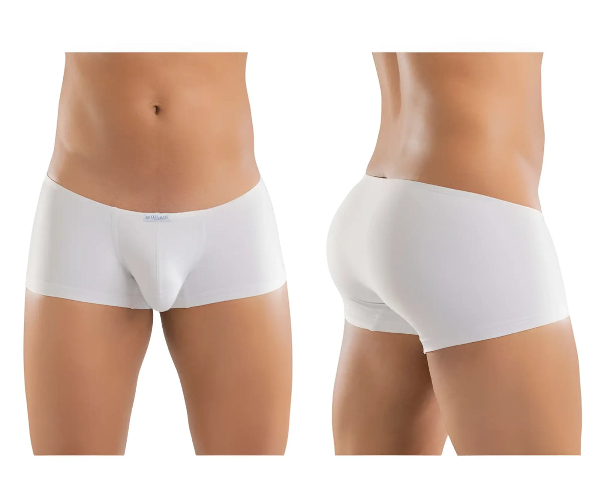 ErgoWear ew1167 x4d white men’s briefs with smooth form-fitting design and subtle waistband logo