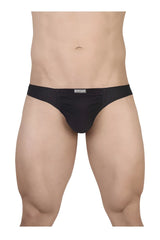 Ergo wear ew1727 feel gr8 black cotton bikini briefs with elastic waistband and snug fit for comfortable wear